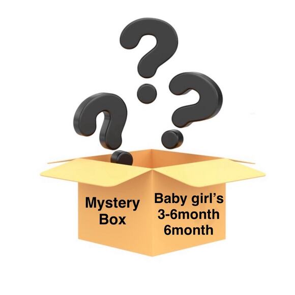 Baby Girl's size 3-6 month & 6 month mystery box 5lb clothes bundle - Picture 1 of 1